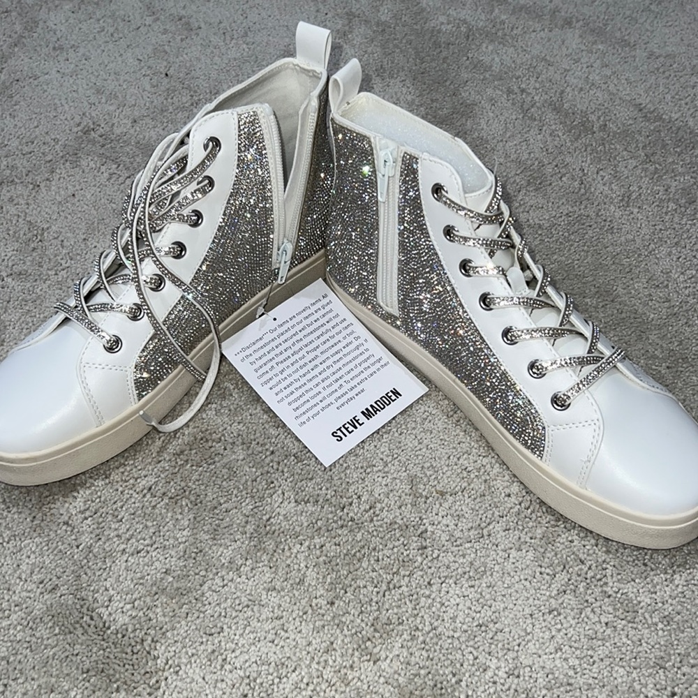 Steven Madden Bondi Rhinestone High Tops